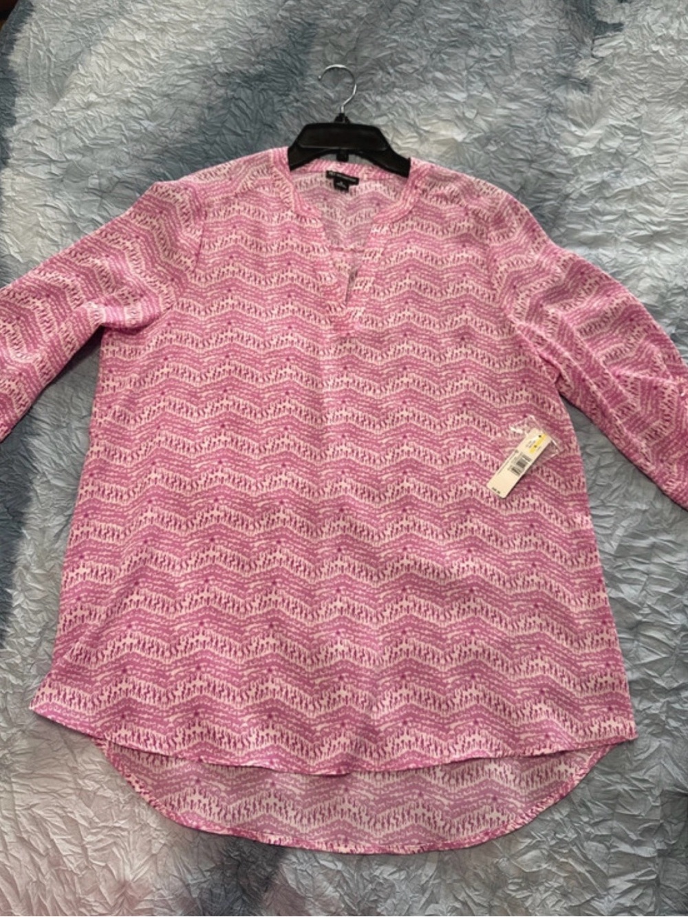 new directions Pink Patterned Long Sleeve Tunic